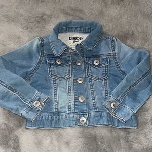 Oshkosh B’ Gosh Baby Jean Jacket Sz 2T Denim Boy Girl Winter Coat Boho